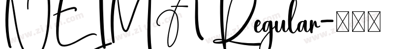 NEIMA Regular字体转换